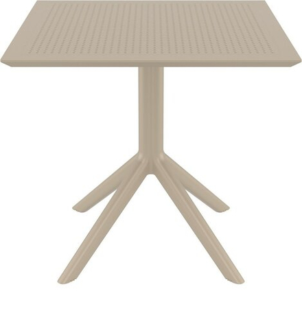 Стол пластиковый, Siesta Contract Sky Table 80, бежевый