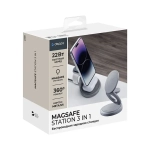 Зарядная станция 3 в 1 Deppa MagSafe Rotation QI складная Графит | Graphite