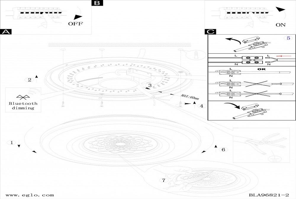 Накладной светильник Eglo Capasso-C 96821