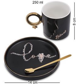 MUG-419/2 Чайная пара «Любовь»