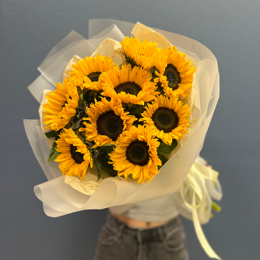 Букет из подсолнухов #17