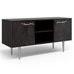 Тумба под ТВ Арт Колор leaves 117см Стайл Сильвер Терпкий коричневый