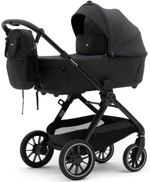 Коляска Agex Prima Pro 3 в 1 с автокреслом i-Safe Grey Midnight Grey (Темно-серый)