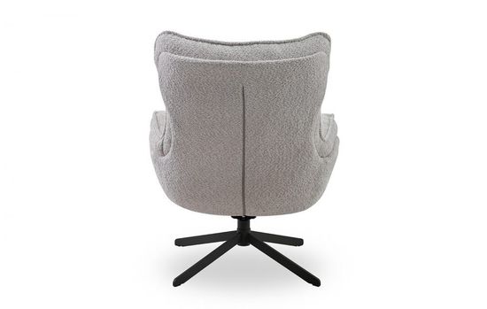 кресло для отдыха Helm  вращающееся бежевая ткань