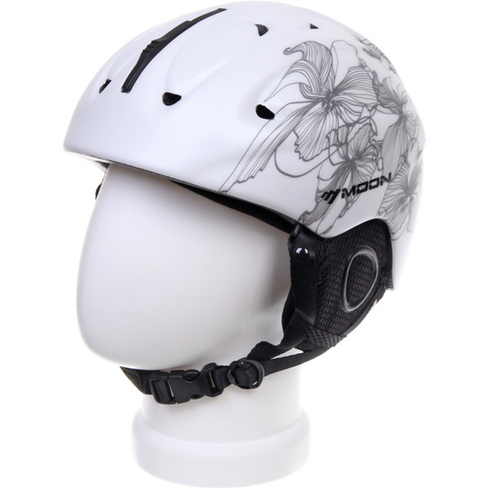 Шлем защитный для зимних видов спорта MS-86 Grey Flower, размер M (55-58)