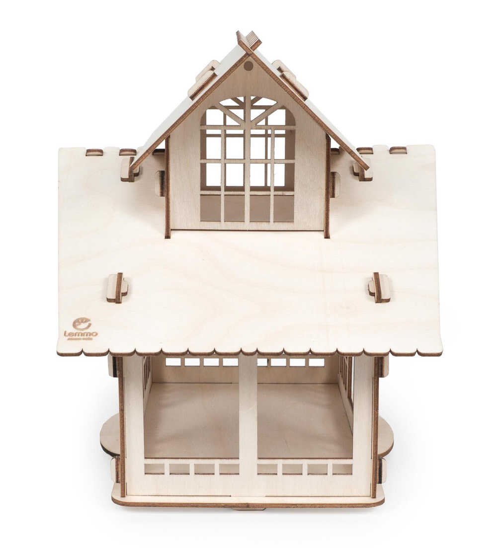 Конструктор 3D деревянный Lemmo Кормушка "РИО"