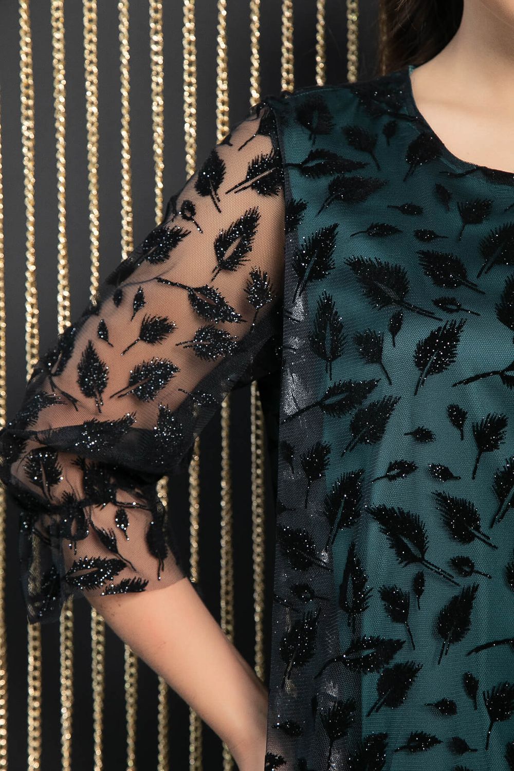 Платье Эйва (зеленое) П11512 LT Collection (Акция)