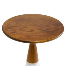 Столик кофейный Ashil, 45 см, натуральное дерево/мрамор