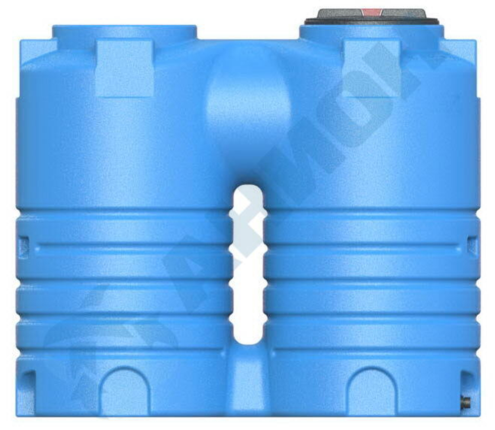 Емкость вертикальная с дыхательным клапаном и сливом Анион 1000 л. вертикальная (1620x740x1420см;синий) - арт.559429