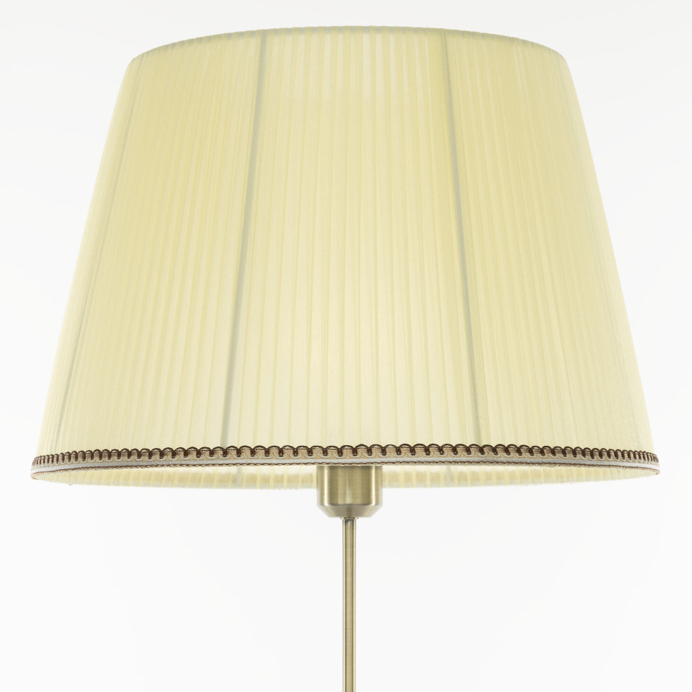 Citilux Линц CL402983T Торшер бронза со столиком и кремовым абажуром