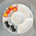 Менажница 5-ти секционная 25см эконом керамика (00113032)