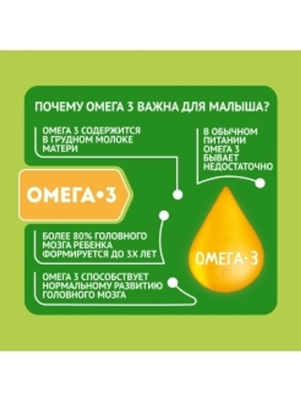 Каша молочная овсяная с бананом и Омега 3 Heinz 200г с 6 месяцев