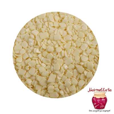 Глазурь (крошка белая) кондитерская т.м.Master Martini "Caribe Bianco Scaglietti", 500 гр.