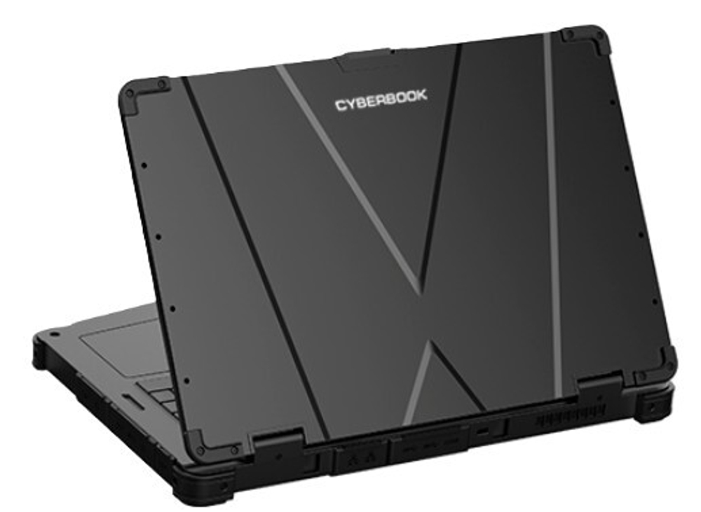 Ноутбук защищённый CyberBook RX15T 15.6 ", Core i5, 8 Гб RAM, 256 Гб SSD, Iris Xe Graphics, Черный