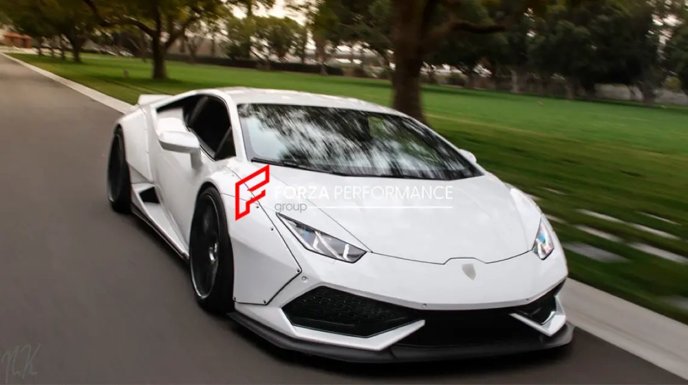 Широкий карбоновый обвес для Lamborghini Huracan LP610-4 Coupe 2014-2016 Ламборгини Хуракан