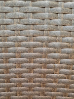 Кресло плетеное с подушками Tagliamento Barcelona, светло-коричневый, бежевый