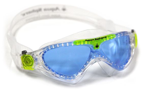 Очки для плавания детские Aqua Sphere Seal Kid 2 cl/lime голубые линз