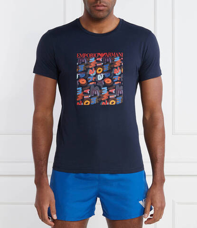 Футболка Emporio Armani - темно-синий(211818 4R469)