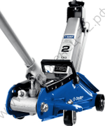 ЗУБР Т-50, 2 т, 130 - 380 мм, подкатной домкрат с увеличенным подъемом, Профессионал (43052-2)