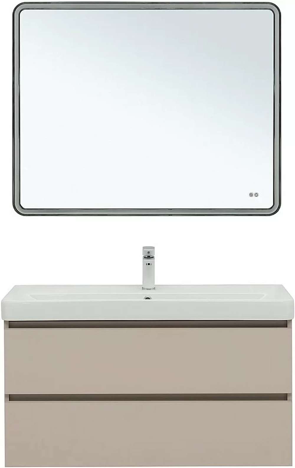 Тумба с раковиной Aquanet Вега 2.0 337939/323884 100 бежевый