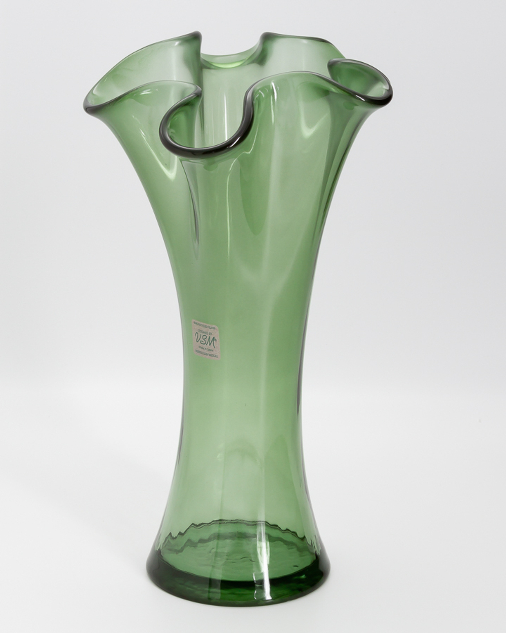 Ваза 30см San Miguel Artesania темно-зеленая