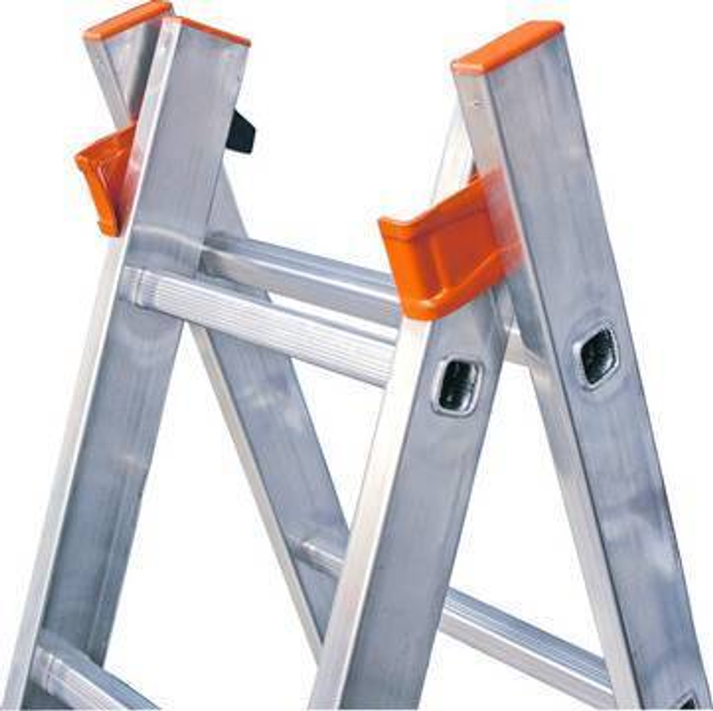 DUBILO Универс.лестница из 2-х частей,2*9 перекладин(120571)