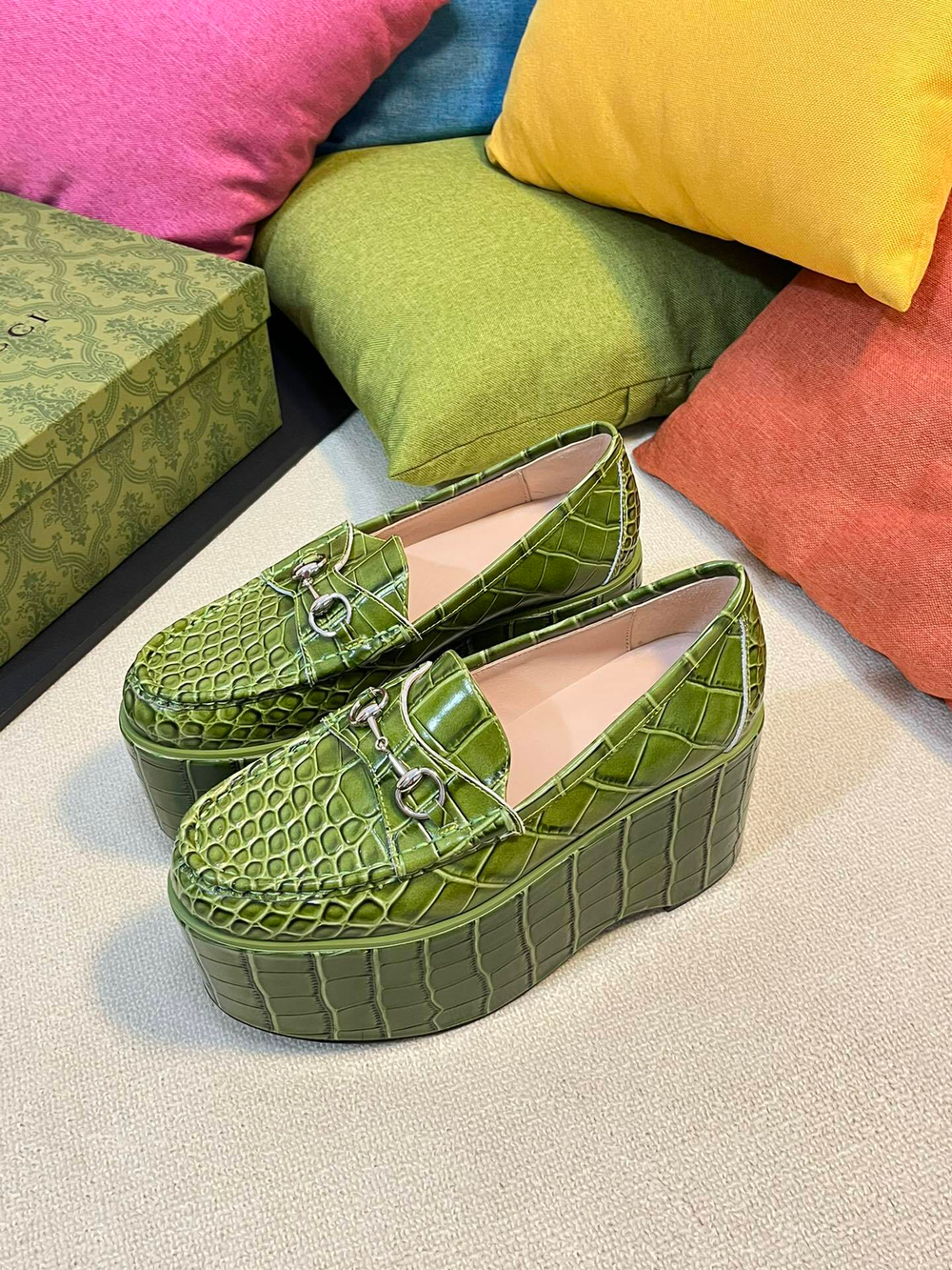 Gucci Horsebit Platform Loafer