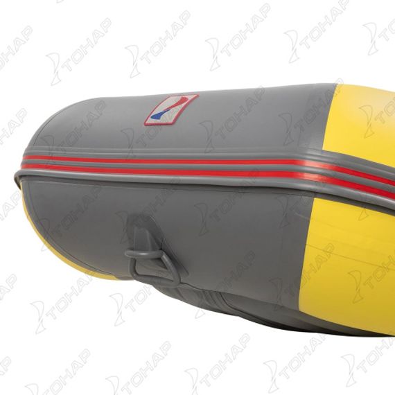 Лодка Алтай А320 надувное дно, желтый/серый (модель A-S320AS) Тонар