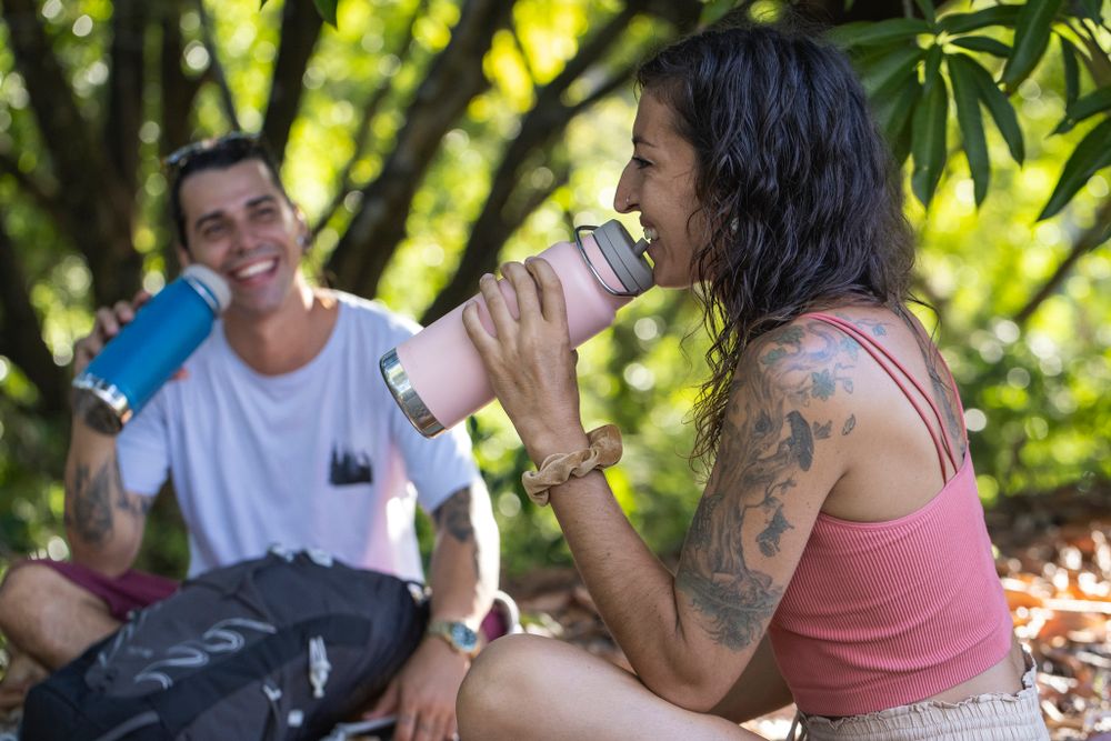 Термобутылка Klean Kanteen TKWide Twist Cap 32oz (946 мл) Peach Parfait