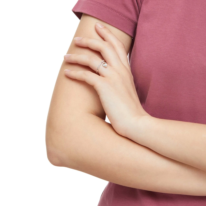 Кольцо с Каплей с Зелёным Аметистом