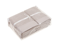 Набор полотенец 3 шт Luxberry Ritz мокко пак