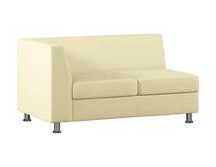 Секция с подлокотником двухместная правая Marcus MC-1P.02(R) экокожа Oregon 11