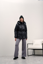 Куртка женская зимняя "Лео" черный