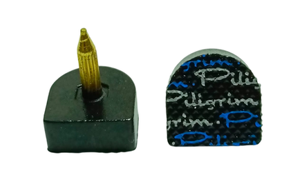 Набойки штучные Piligrim PLG-1 8х8х6мм, штырь 3мм, чёрный