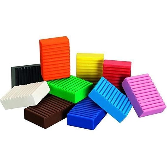 Пластилин Giotto Patplume из 8 блоков по 33 г