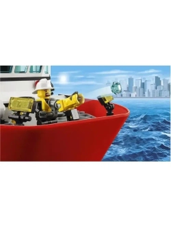 Конструктор Сити Пожарный катер 461 деталь 40019