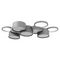 Потолочный светодиодный светильник Loft IT Pin 10317/9 Grey