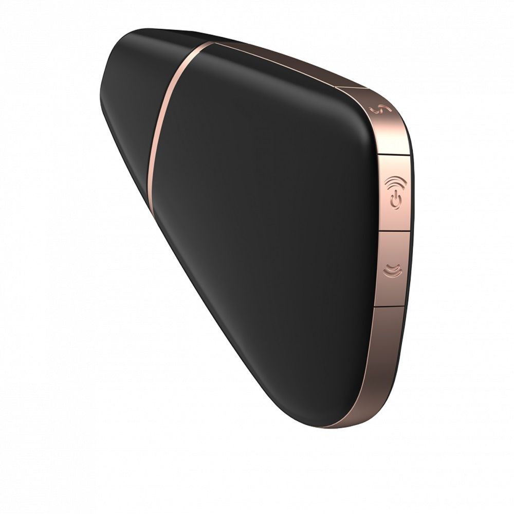 Черный вакуум-волновой вибростимулятор Satisfyer Love Triangle (Цвет: черный)