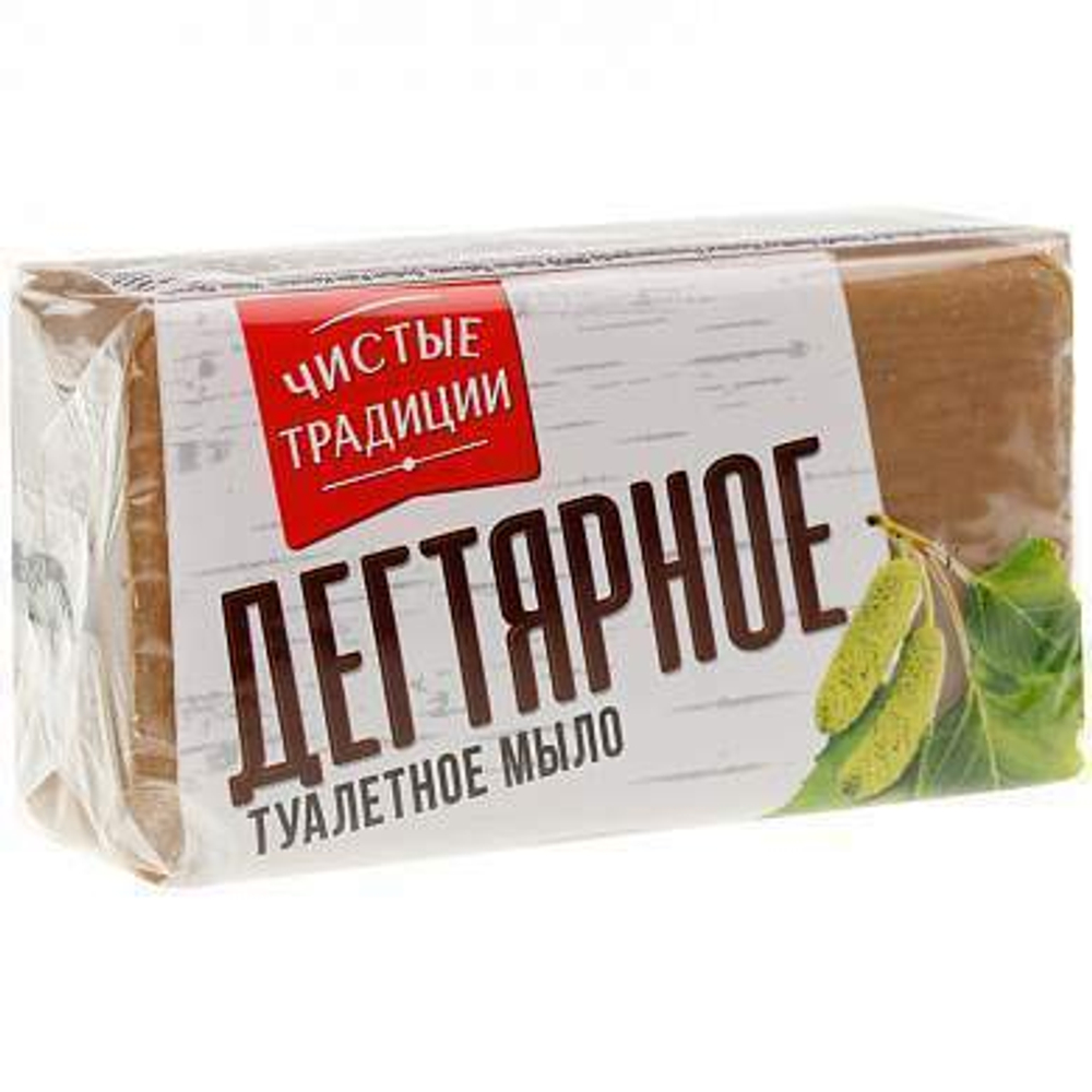 Мыло "ЧИСТЫЕ ТРАДИЦИИ ДЕГТЯРНОЕ"  140гр