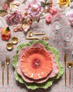 Тарелка десертная Maria Flor оранжевая (21.5 см)