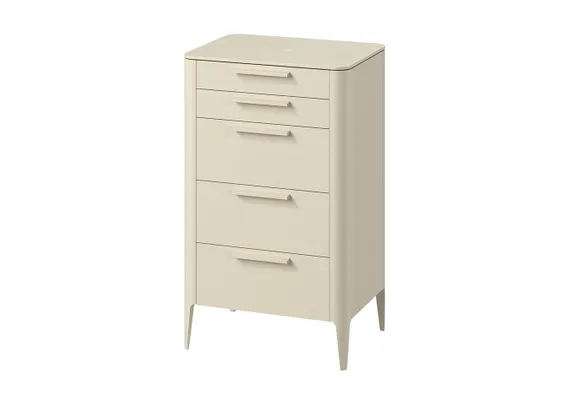 Комод Type oak высокии? 5 ящиков (молочный)