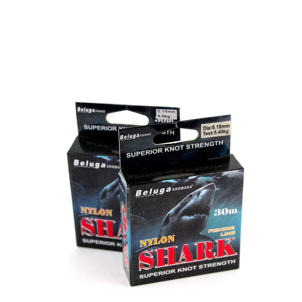 Леска Shark Fluorocarbon 100% d-0.12mm - 30м