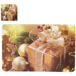 Салфетка на стол 41*26см в наборе 6+6шт «Новогодние подарочки»