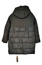 Зимняя куртка для девочки с капюшоном, цвет тёмно-зелёный, размер M (44-46)
