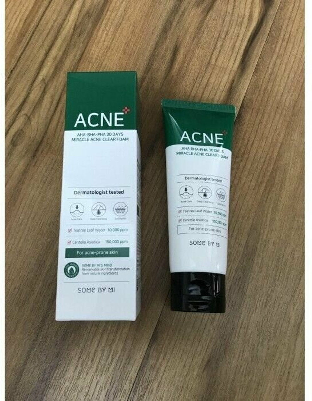 Some By Mi очищающая пенка AHA-BHA-PHA 30 days miracle acne, 100 мл, 120 г
