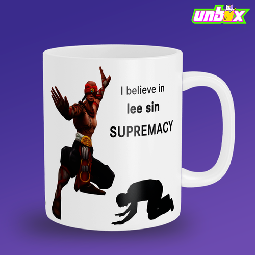 Кружка Lee Sin supremacy Ли Син League Of Legends