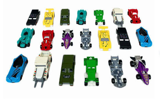 Набор металлических машинок Майнкрафт 20в1