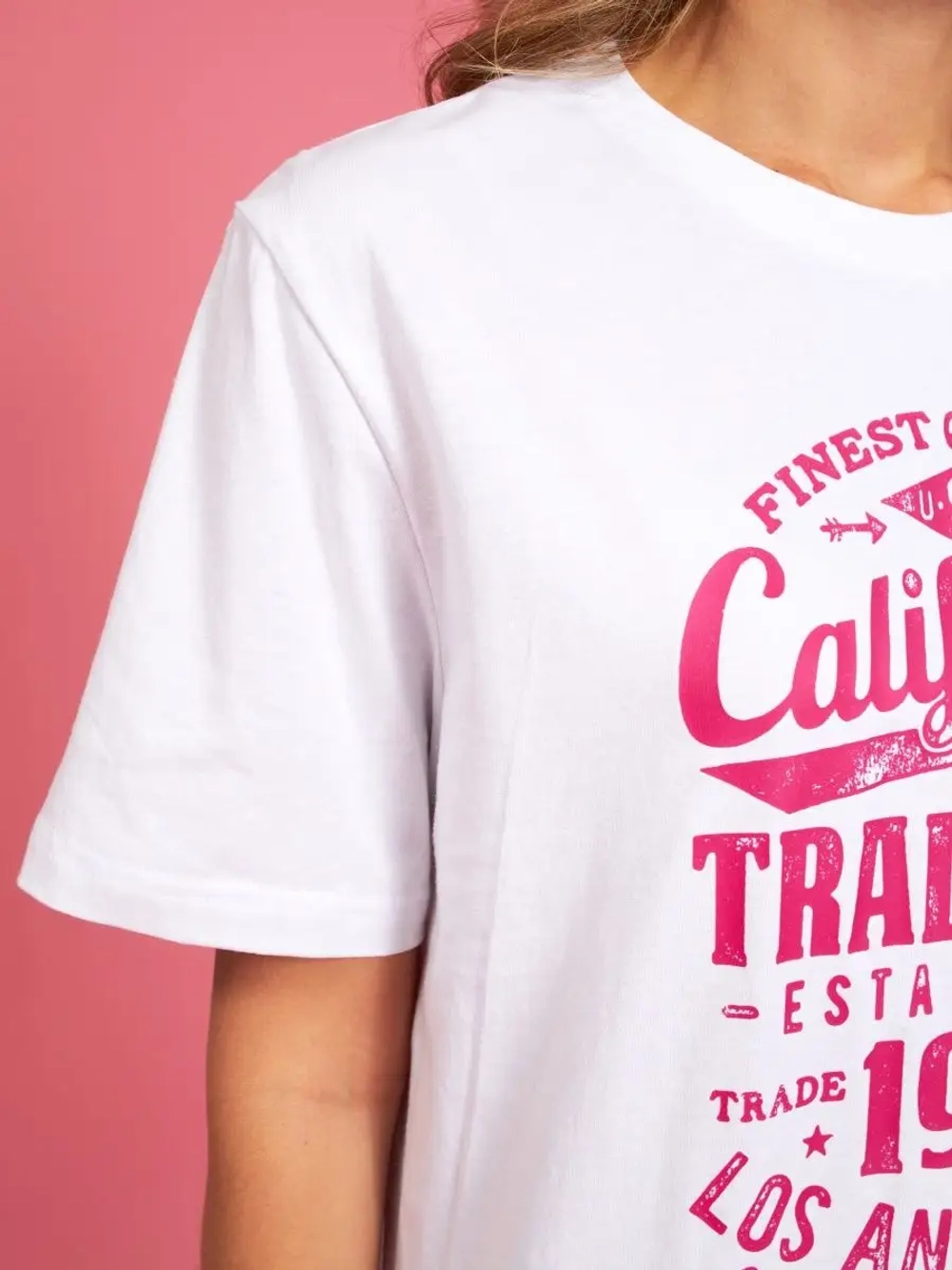 Футболка калифорния женская оверсайз с принтом