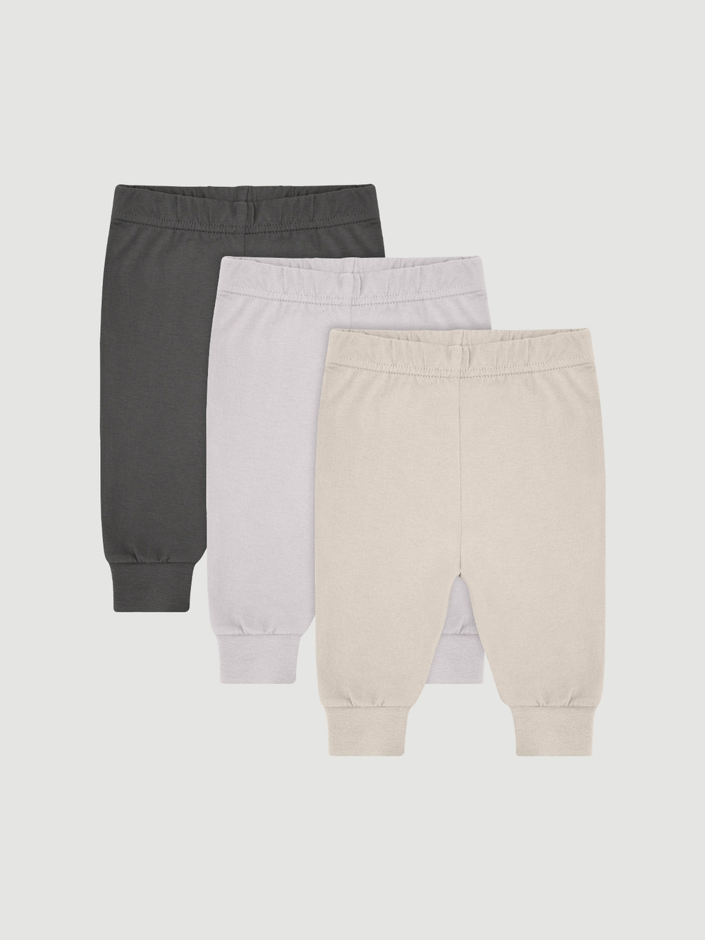 Штанишки, сет из 3х штук Mjölk Beige/White Sand/Steel Grey