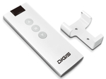 Экран настенный Digis DSTPX-16912-A с электроприводом и растяжками, звукопрозрачный 265x149 см (16:9)